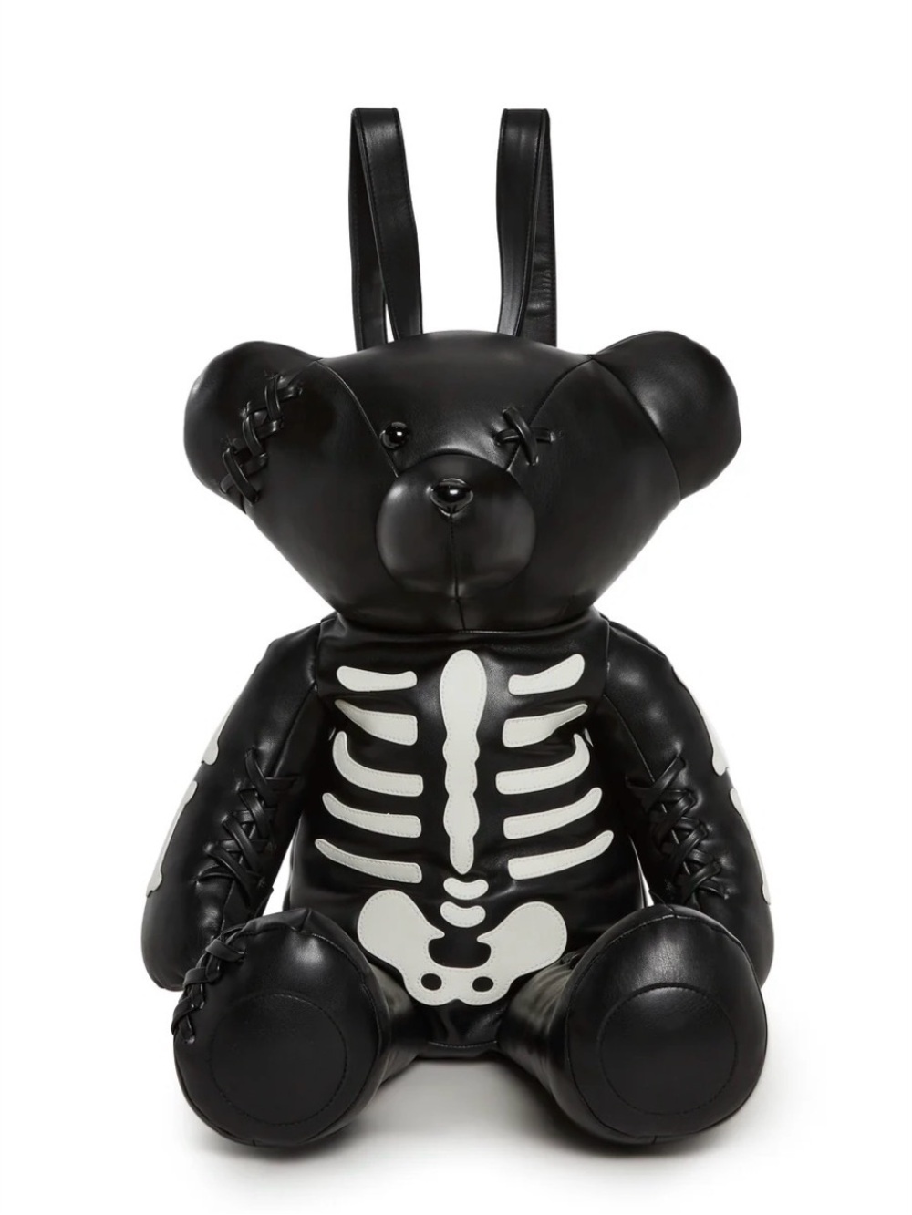 Black Skeleton deady ready backpack punk grunge